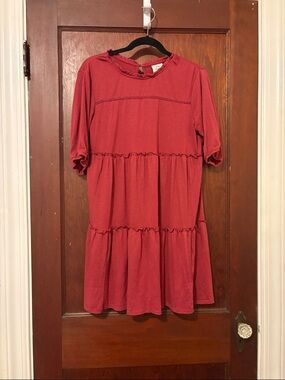 Knox Rose Ruffled Neck Dress